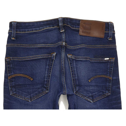 G-Star 3301 Men Blue Straight Regular Stretch Jeans W30 L31