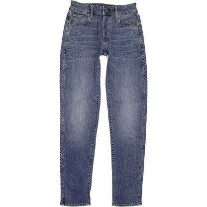 G-Star 3301 Men Blue Straight Slim Stretch Jeans W26 L31