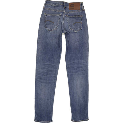 G-Star 3301 Men Blue Straight Slim Stretch Jeans W26 L31
