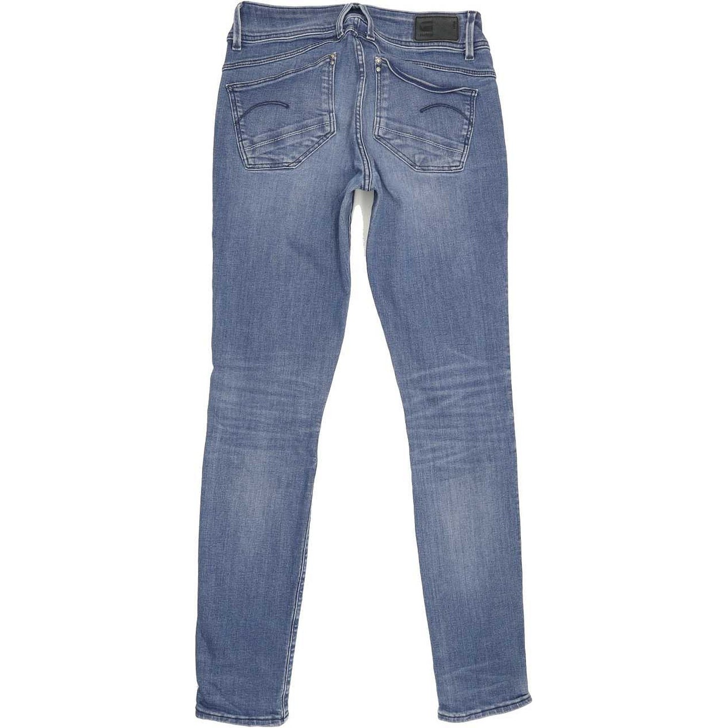 G-Star Lynn Mid Women Blue Skinny Slim Stretch Jeans W29 L30