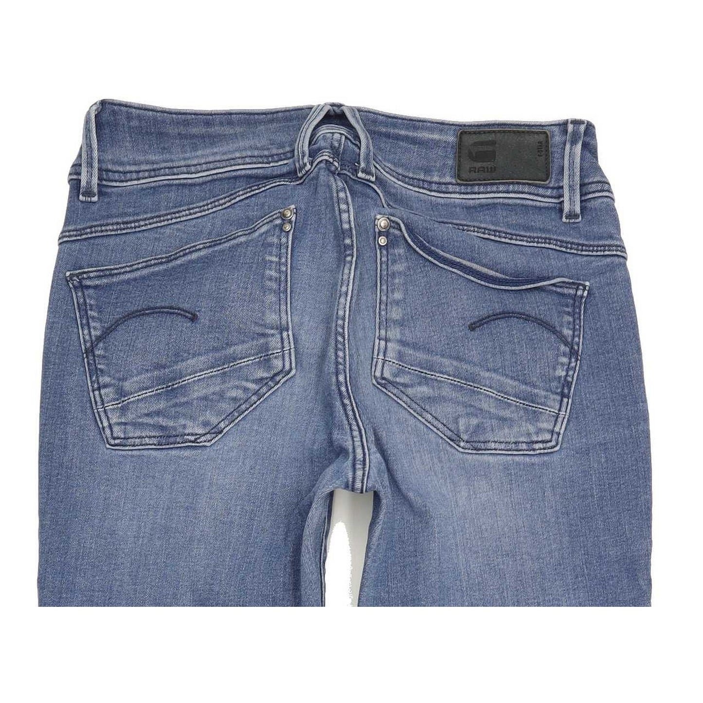 G-Star Lynn Mid Women Blue Skinny Slim Stretch Jeans W29 L30