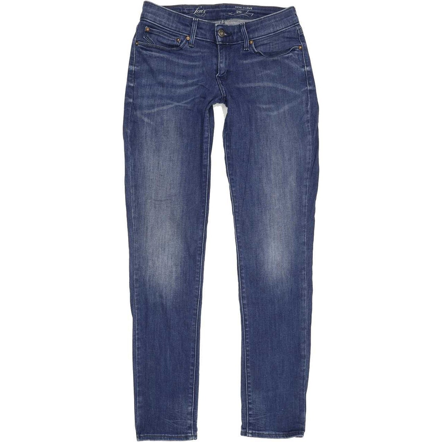Levi's Demi Curve Women Blue Skinny Slim Stretch Jeans W28 L31