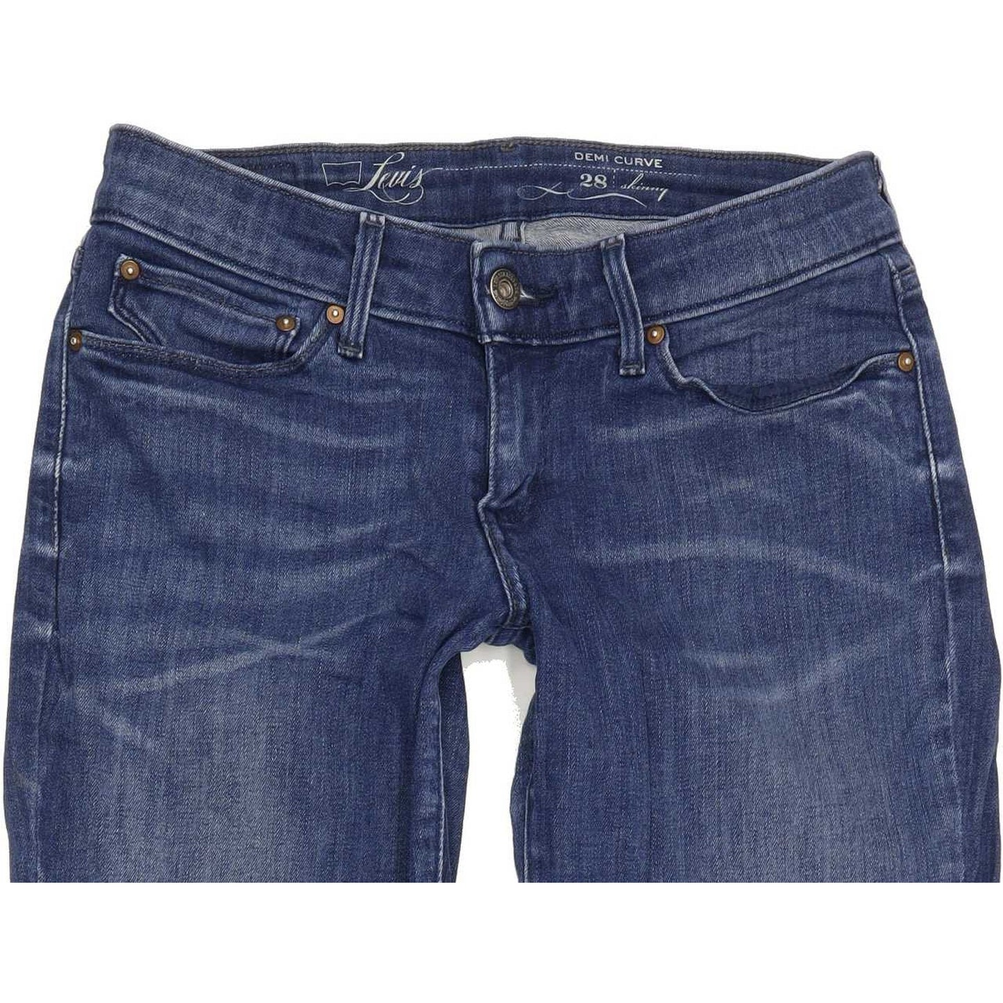 Levi's Demi Curve Women Blue Skinny Slim Stretch Jeans W28 L31