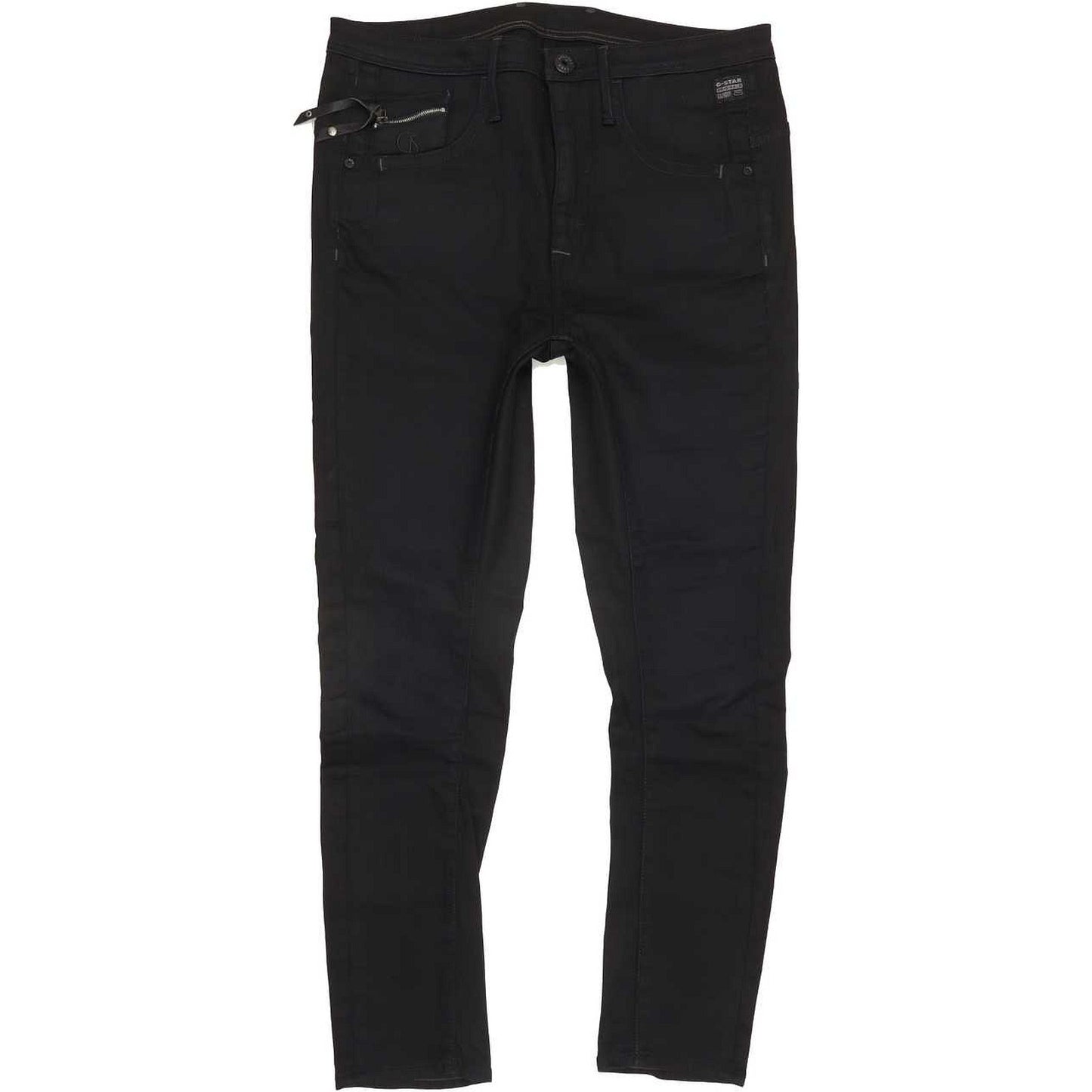 G-Star New Ocean Women Black Tapered Loose Stretch Jeans W27 L30