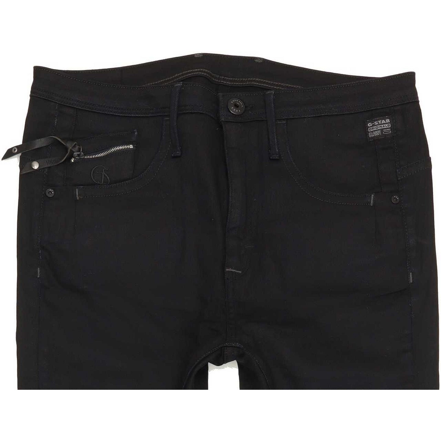 G-Star New Ocean Women Black Tapered Loose Stretch Jeans W27 L30