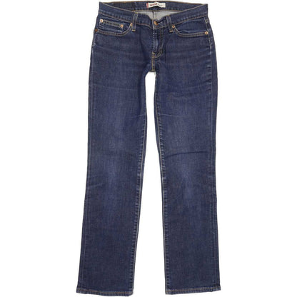 Levi's 528 Women Blue Straight Slim Stretch Jeans W29 L32