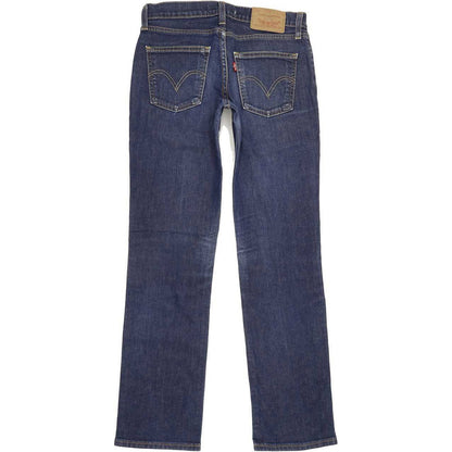 Levi's 528 Women Blue Straight Slim Stretch Jeans W29 L32