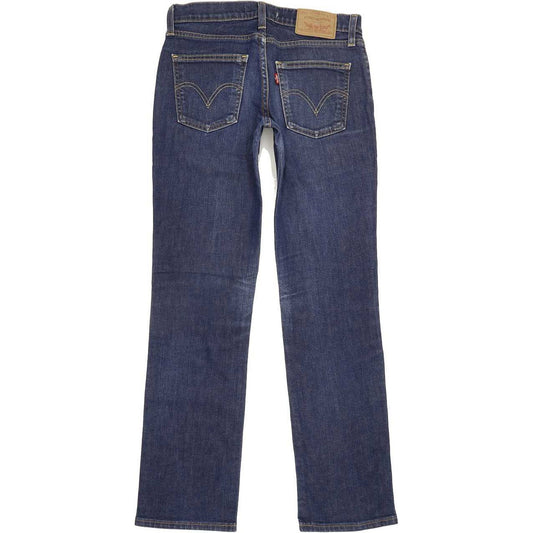 Levi's 528 Women Blue Straight Slim Stretch Jeans W29 L32