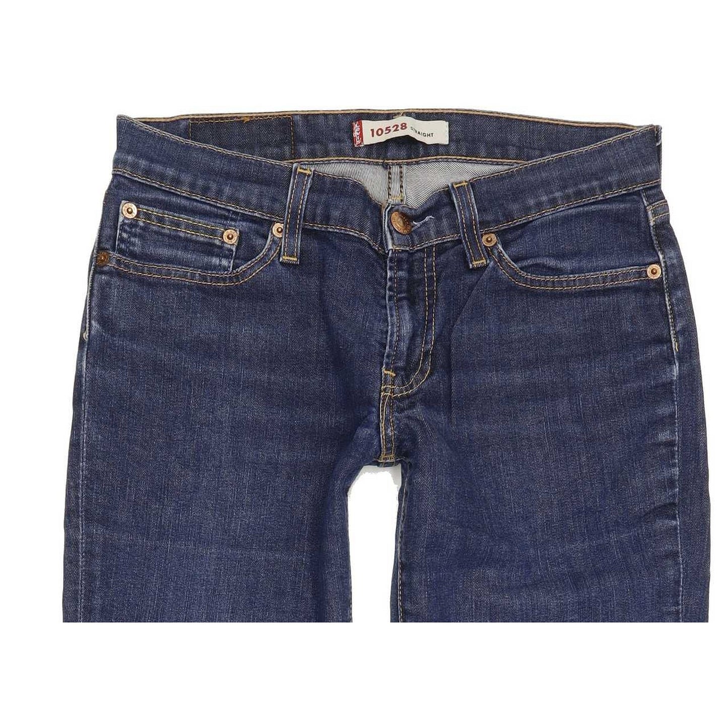 Levi's 528 Women Blue Straight Slim Stretch Jeans W29 L32
