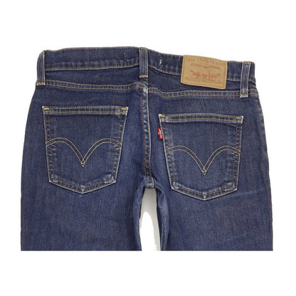 Levi's 528 Women Blue Straight Slim Stretch Jeans W29 L32