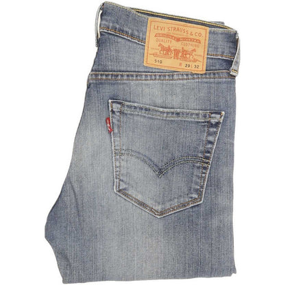 Levi's 510 Men Blue Skinny Slim Jeans W29 L32