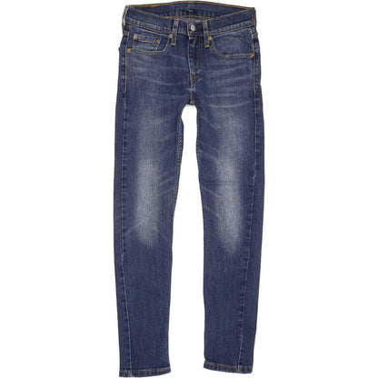 Levi's 519 Men Blue Skinny Slim Stretch Jeans W28 L30