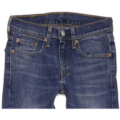 Levi's 519 Men Blue Skinny Slim Stretch Jeans W28 L30