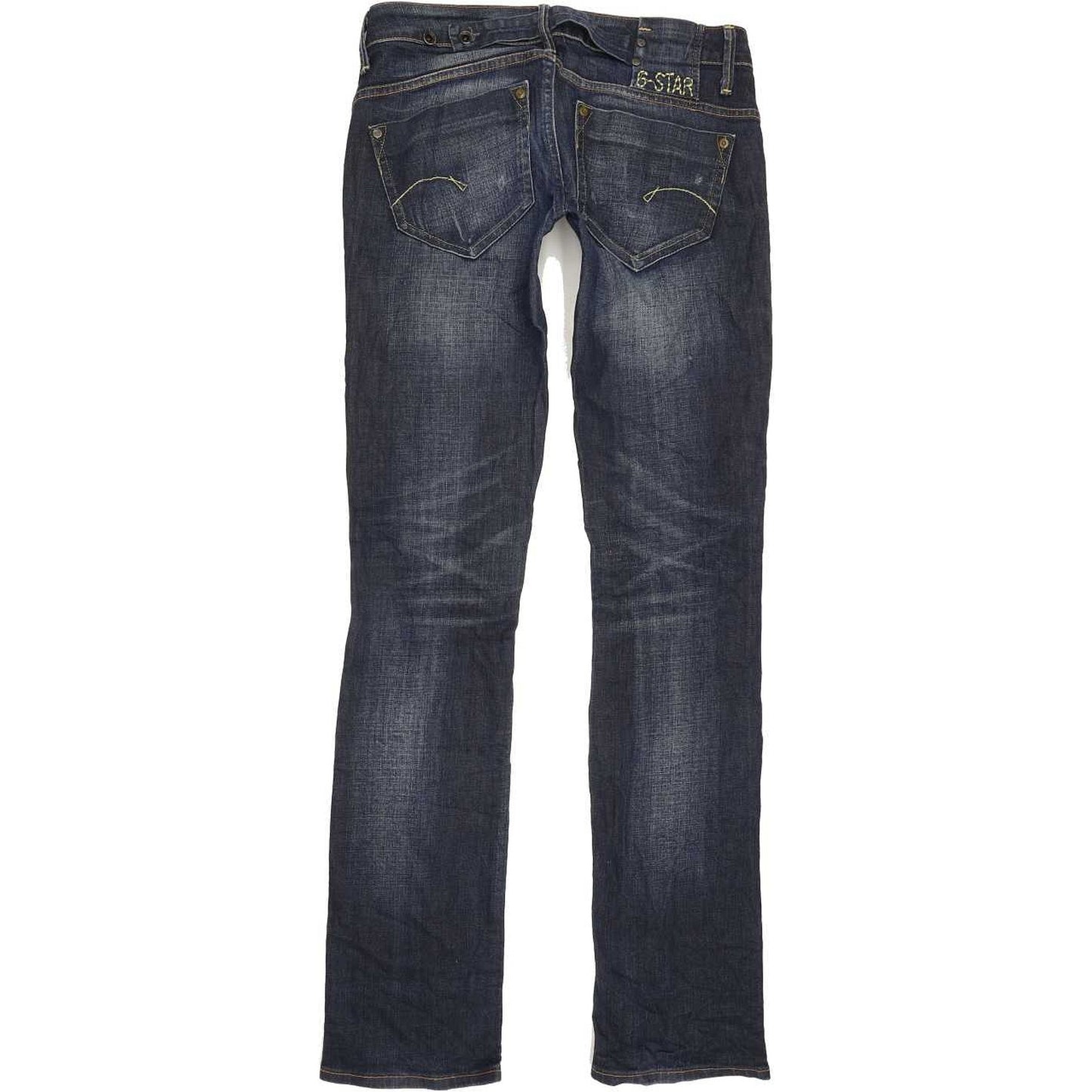 G-Star Midge Women Blue Straight Slim Stretch Jeans W29 L35
