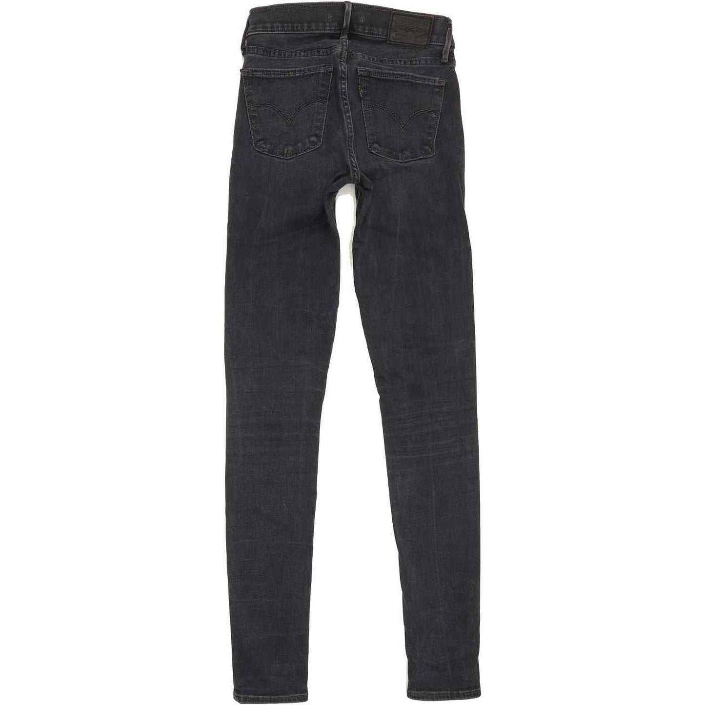Levi's 710 Super Women Charcoal Skinny Slim Stretch Jeans W24 L30