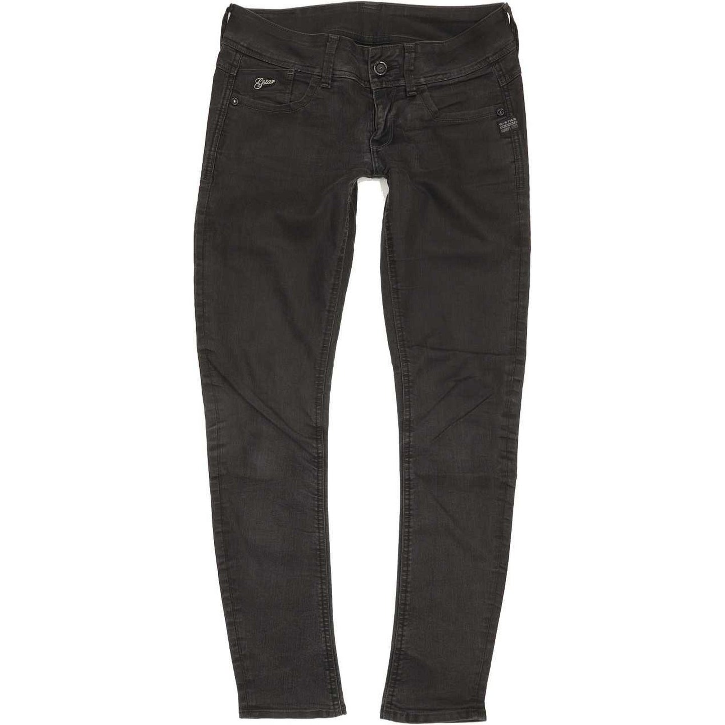 G-Star Lynn Women Charcoal Skinny Slim Stretch Jeans W28 L31