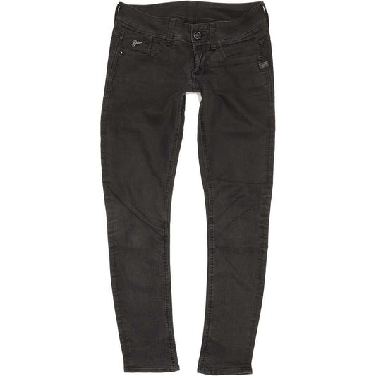 G-Star Lynn Women Charcoal Skinny Slim Stretch Jeans W28 L31