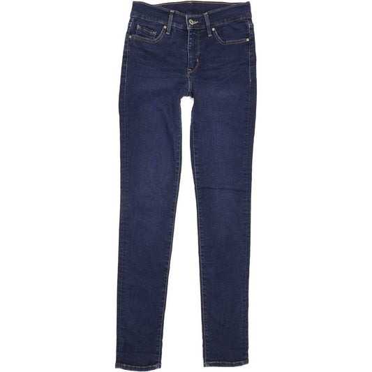Levi's Women Blue Skinny Slim Stretch Jeans W26 L31