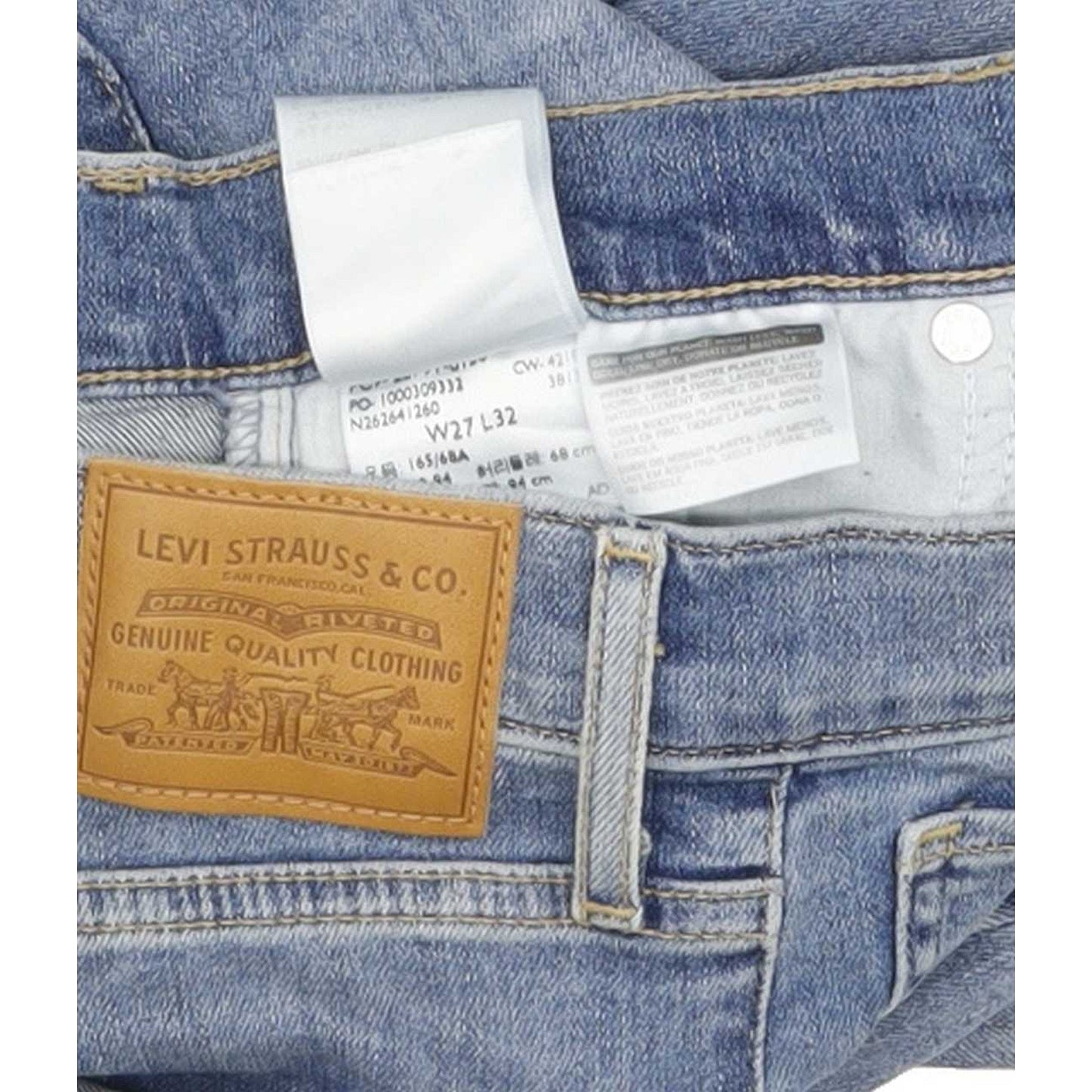 Levi's Mile High Rise Women Blue Skinny Stretch Jeans W27 L32