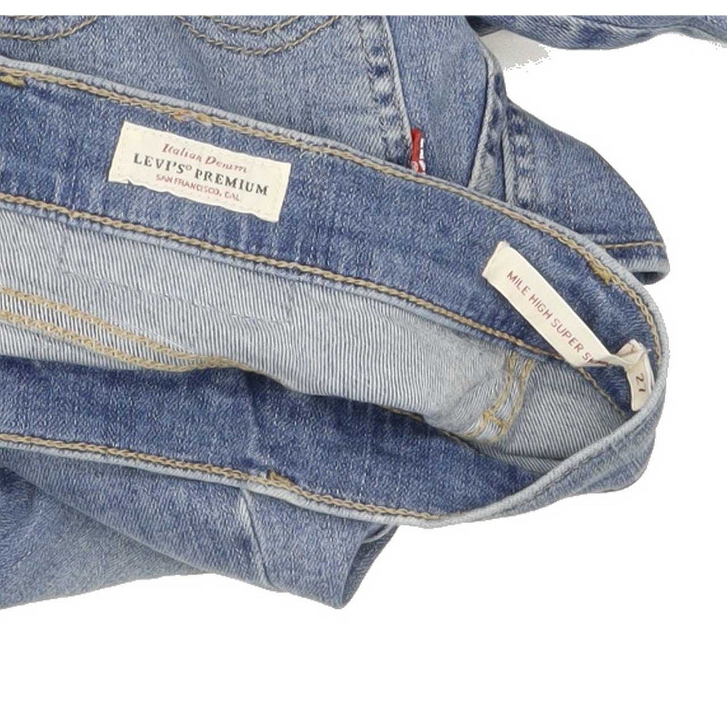 Levi's Mile High Rise Women Blue Skinny Stretch Jeans W27 L32