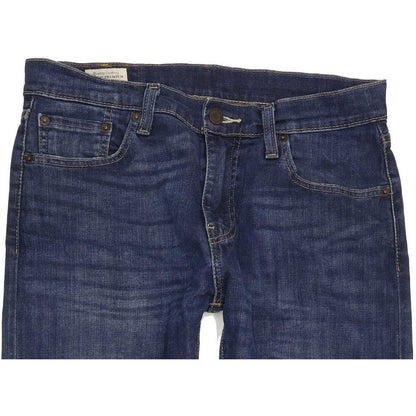 Levi's 512 Men Blue Tapered Slim Stretch Jeans W30 L30