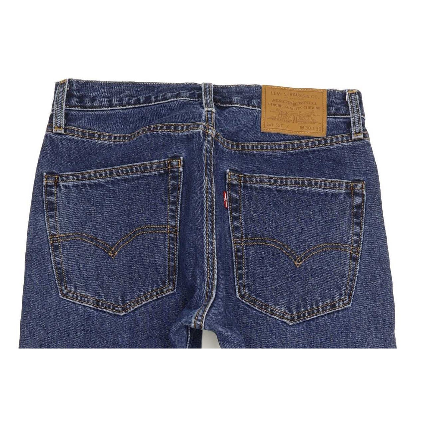 Levi's 551 Men Blue Straight Regular Stretch Jeans W30 L31