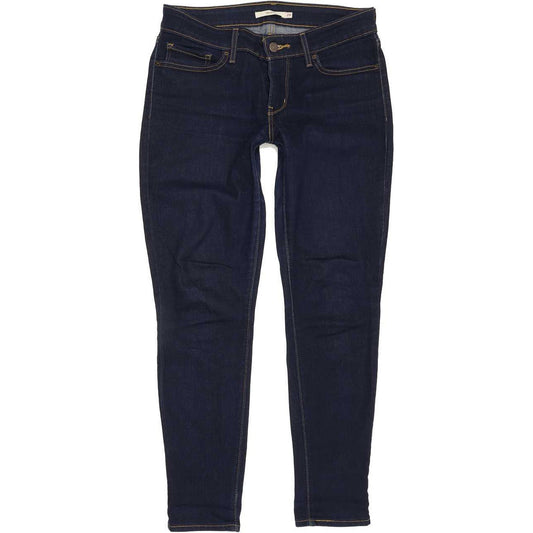 Levi's 711 Women Blue Skinny Slim Stretch Jeans W29 L28