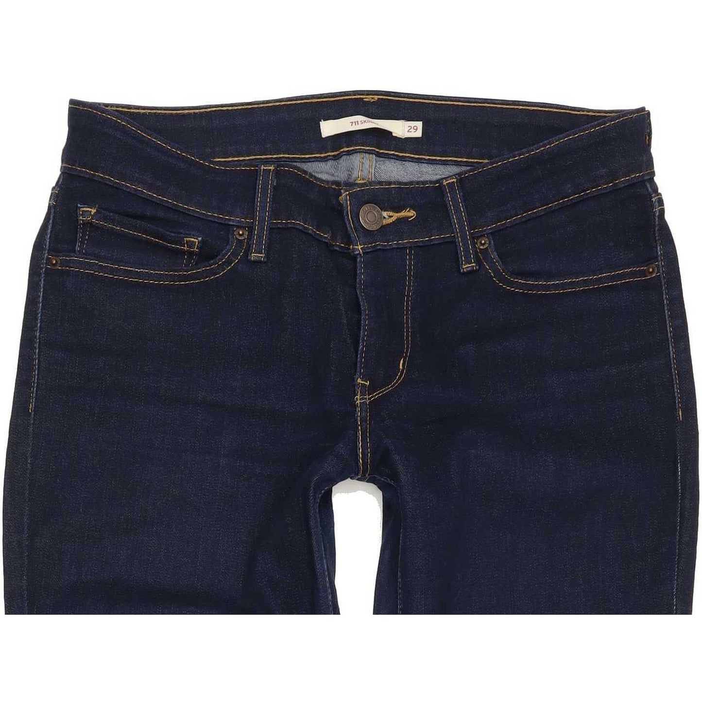 Levi's 711 Women Blue Skinny Slim Stretch Jeans W29 L28