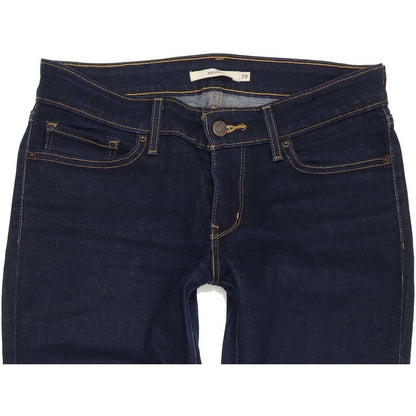 Levi's 711 Women Blue Skinny Slim Stretch Jeans W29 L28