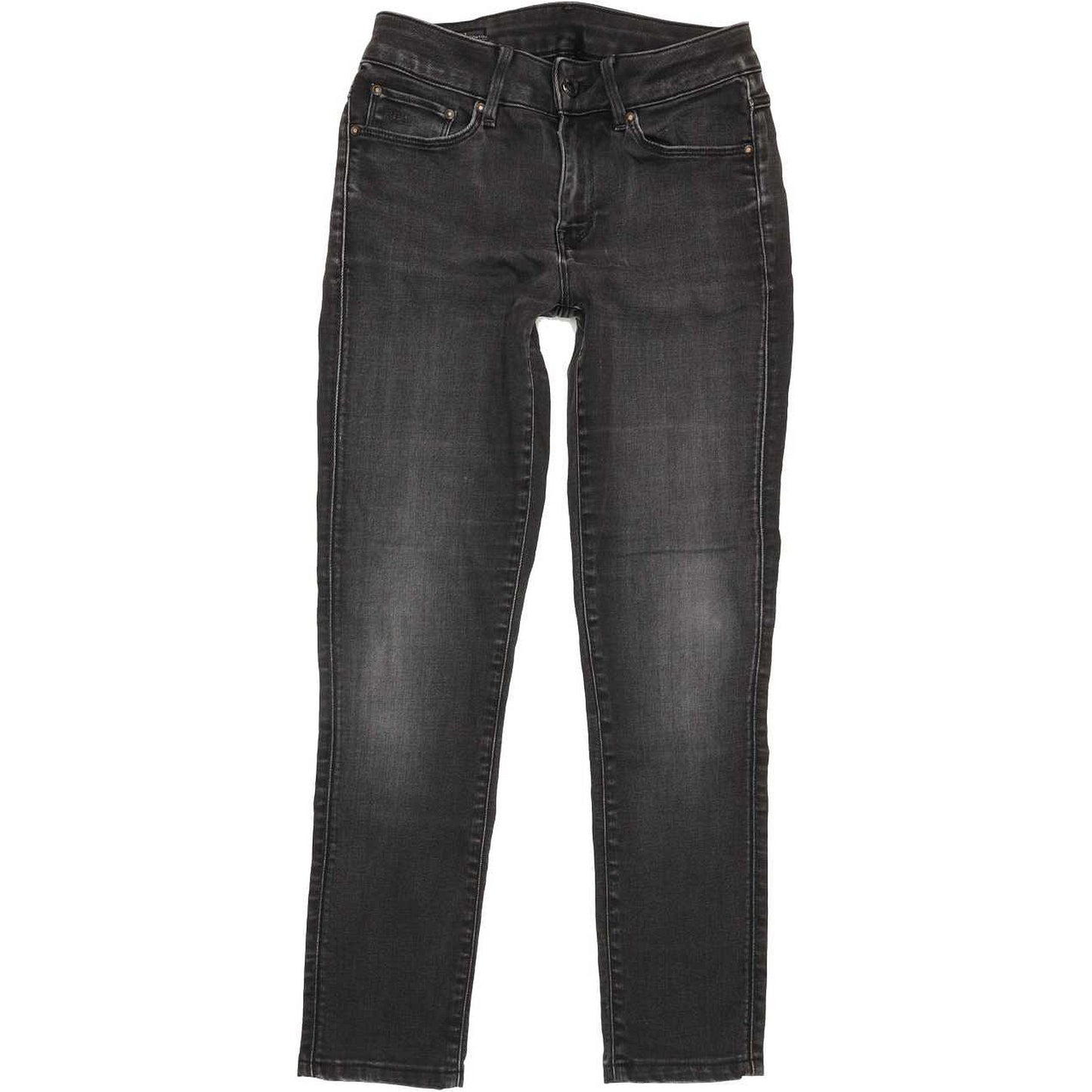 G-Star 3301 Contour High Women Charcoal Skinny Regular Stretch Jeans W27 L26