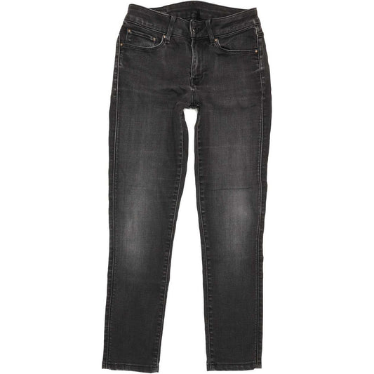 G-Star 3301 Contour High Women Charcoal Skinny Regular Stretch Jeans W27 L26