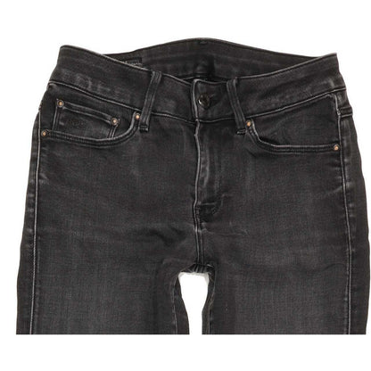 G-Star 3301 Contour High Women Charcoal Skinny Regular Stretch Jeans W27 L26