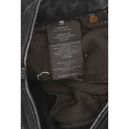 G-Star 3301 Contour High Women Charcoal Skinny Regular Stretch Jeans W27 L26