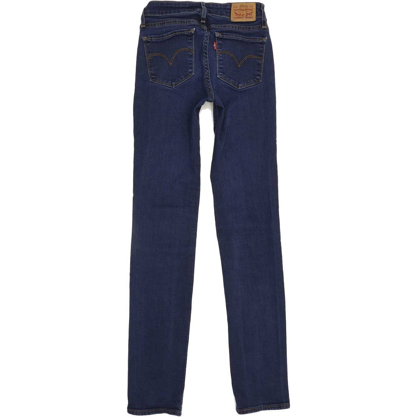 Levi's 712 Women Blue Straight Slim Stretch Jeans W25 L31