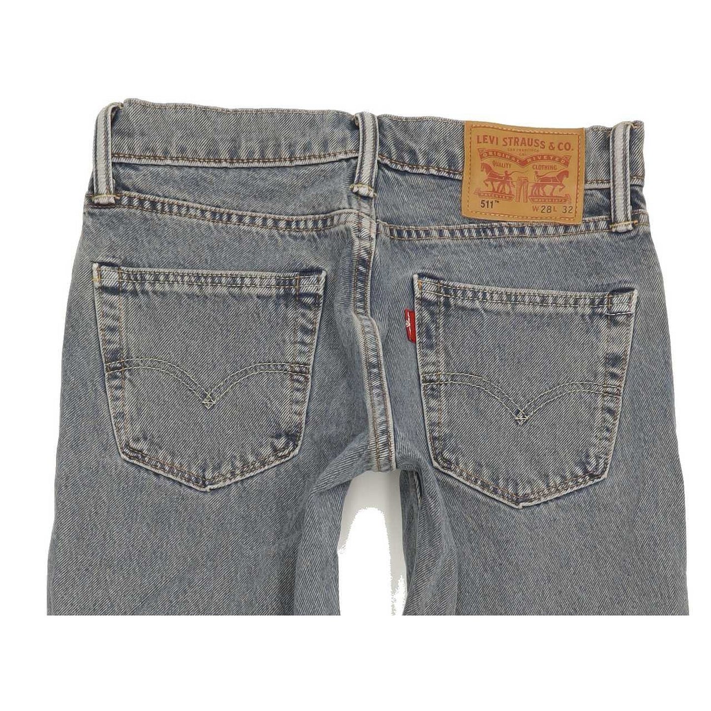 Levi's 511 Men Blue Straight Slim Jeans W28 L32