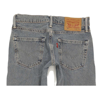 Levi's 511 Men Blue Straight Slim Jeans W28 L32