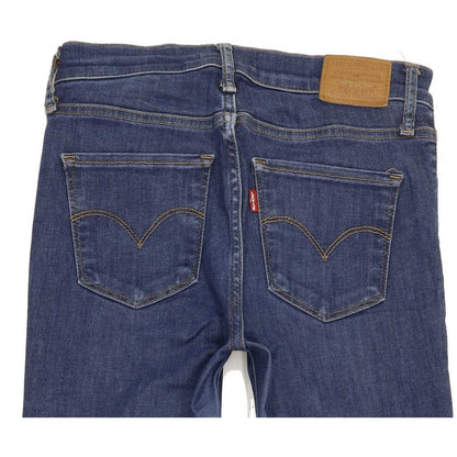 Levi's 720 High Rise Women Blue Skinny Stretch Jeans W25 L28