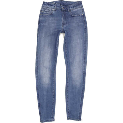 G-Star Shape High Super Women Blue Skinny Stretch Jeans W28 L29