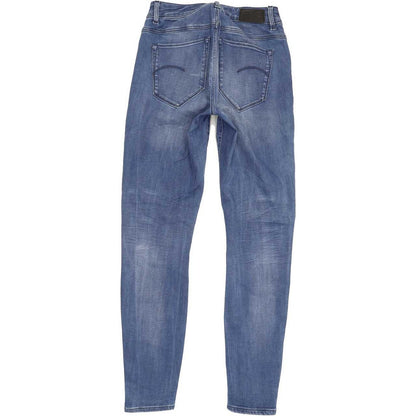 G-Star Shape High Super Women Blue Skinny Stretch Jeans W28 L29