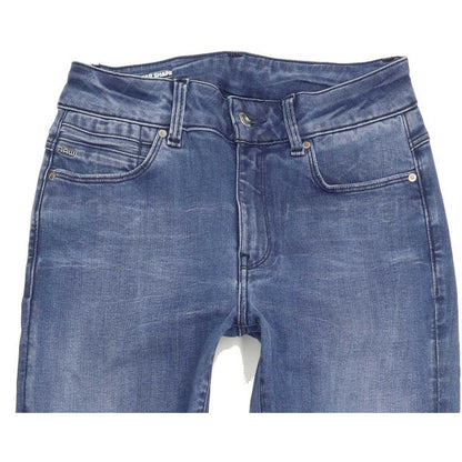 G-Star Shape High Super Women Blue Skinny Stretch Jeans W28 L29