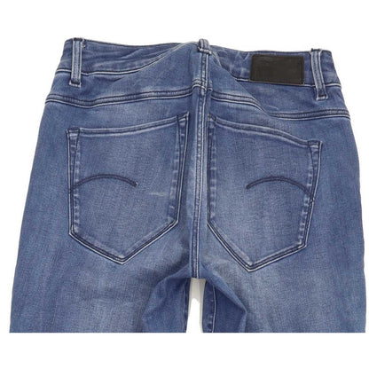 G-Star Shape High Super Women Blue Skinny Stretch Jeans W28 L29