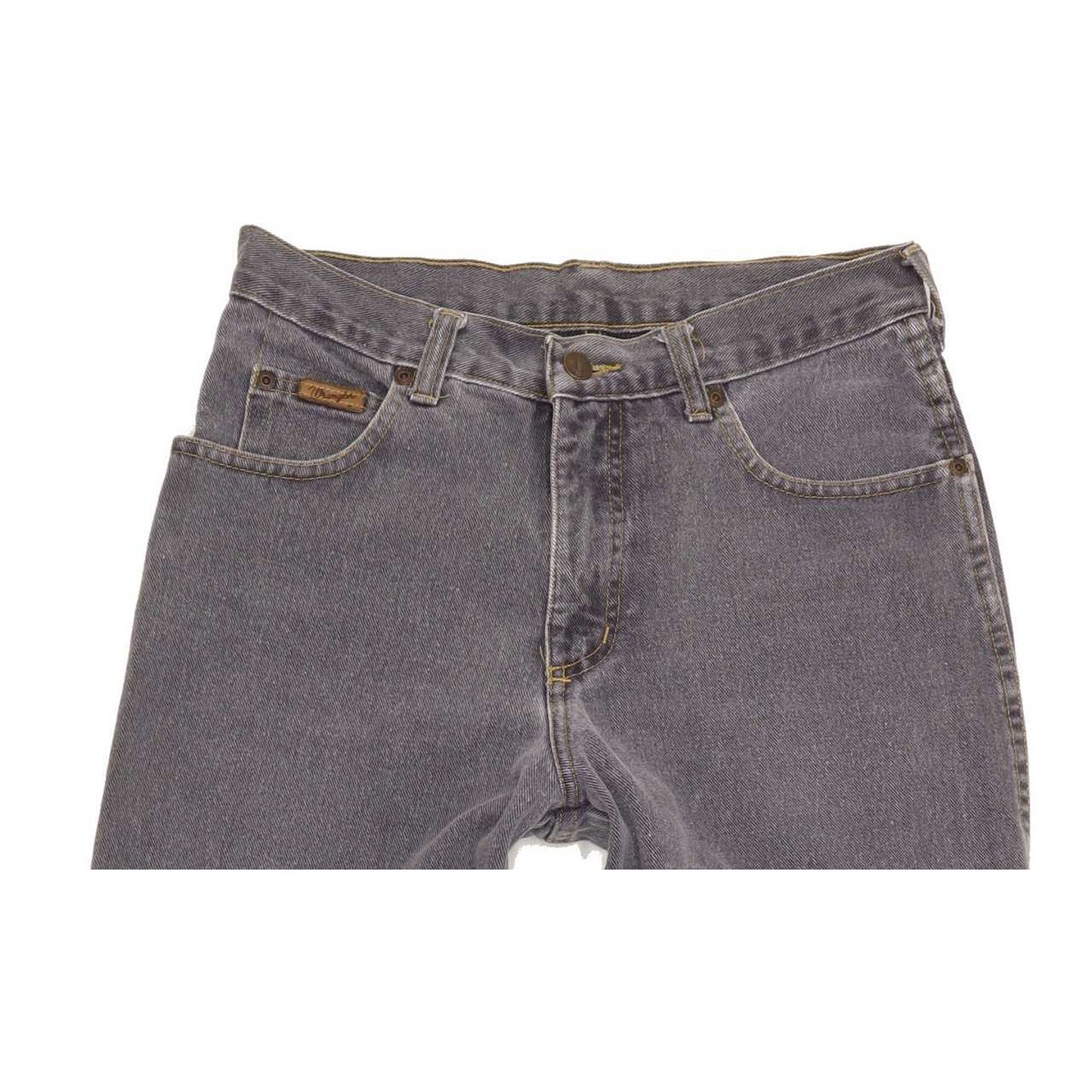Wrangler Utah Men Grey Straight Regular Jeans W31 L33