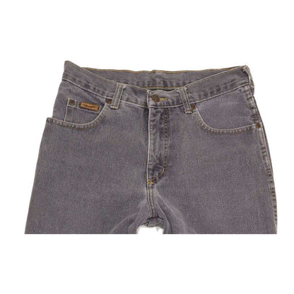Wrangler Utah Men Grey Straight Regular Jeans W31 L33