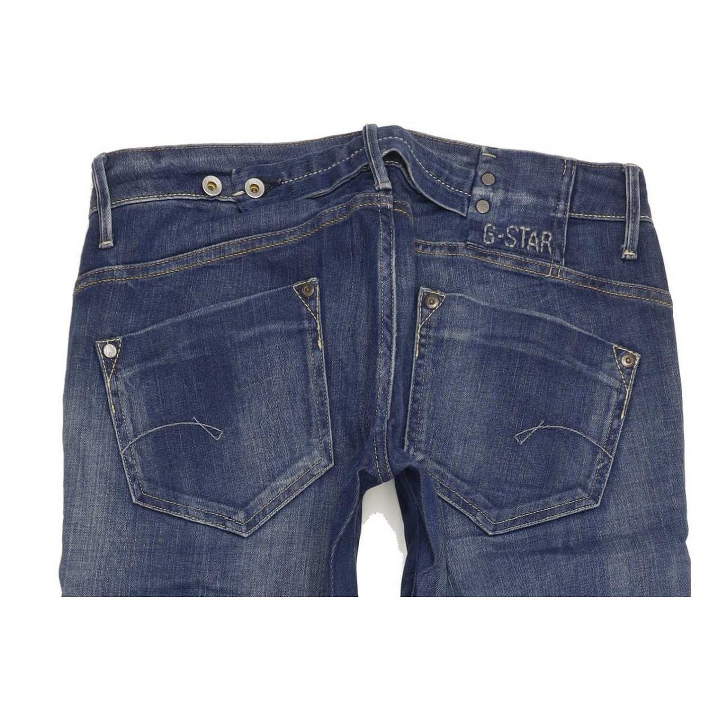 G-Star Midge Women Blue Straight Slim Stretch Jeans W29 L30