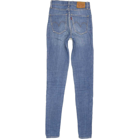 Levi's Mile High Rise Women Blue Skinny Stretch Jeans W25 L32