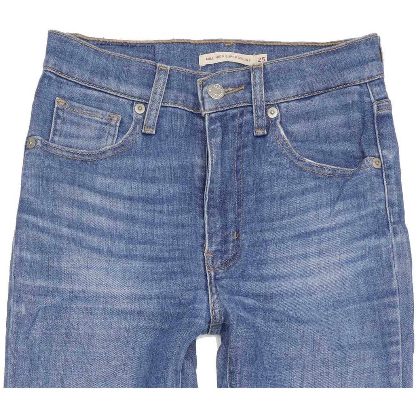Levi's Mile High Rise Women Blue Skinny Stretch Jeans W25 L32