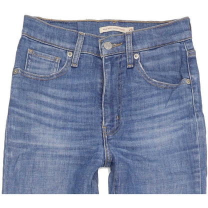 Levi's Mile High Rise Women Blue Skinny Stretch Jeans W25 L32