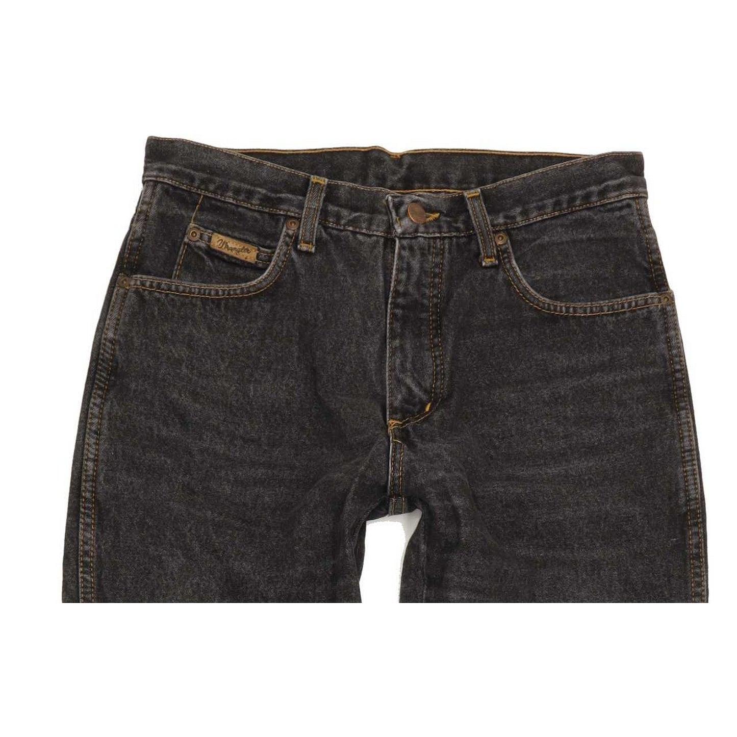 Wrangler Texas Men Black Straight Regular Jeans W31 L32