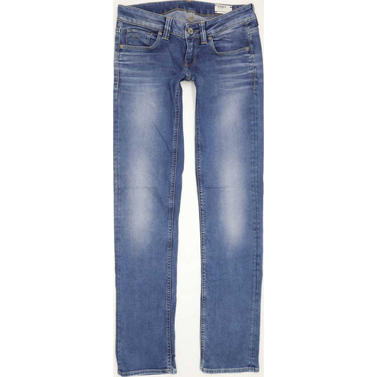 G-Star 3301 Women Blue Straight Slim Stretch Jeans W27 L32