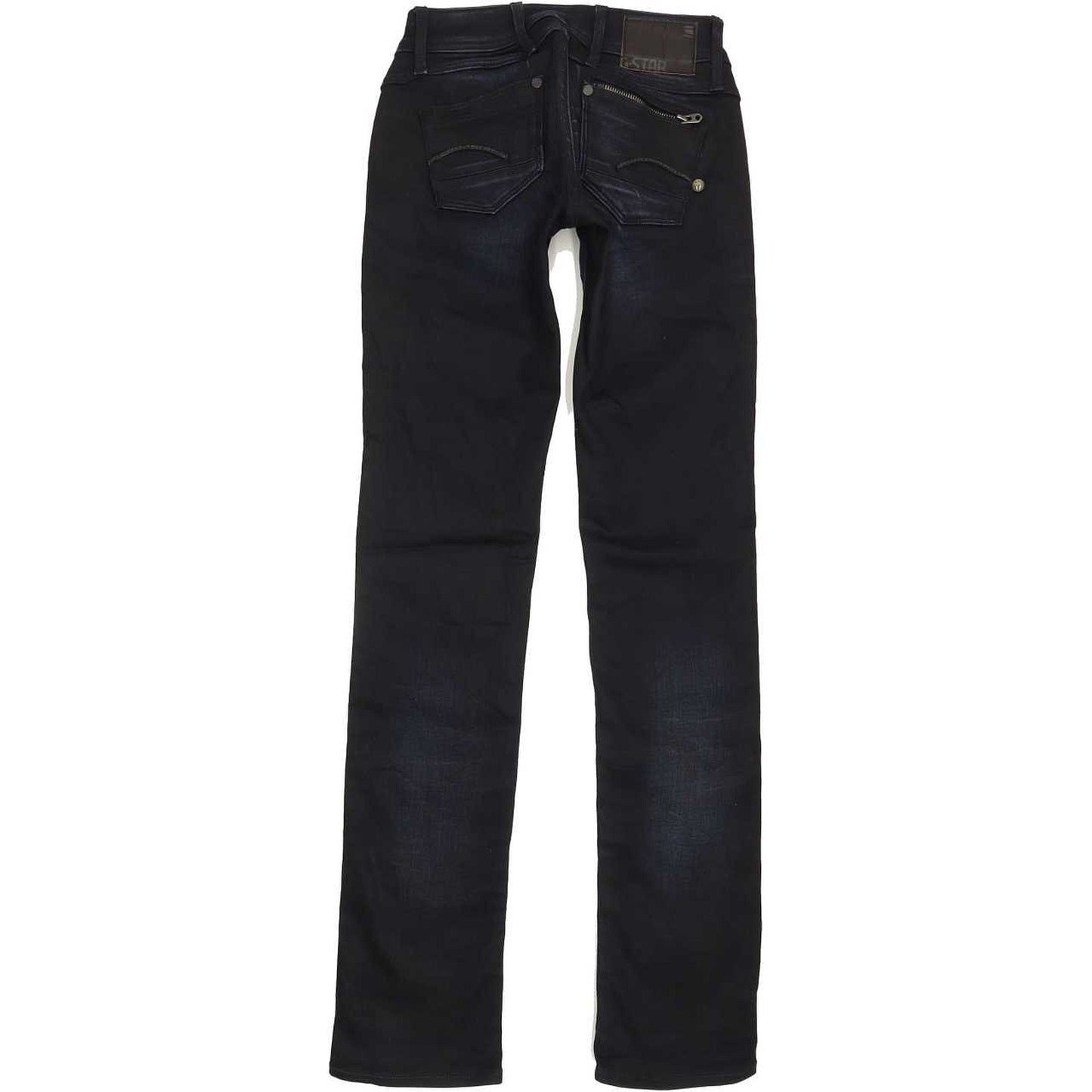 G-Star Women Navy Straight Slim Jeans W24 L31